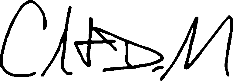 Chris Meek Signature